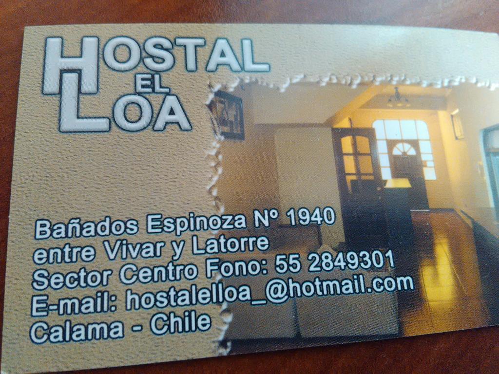 Hostal El Loa Calama Esterno foto